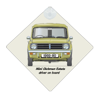 Mini Clubman Estate 1969-80 Car Window Hanging Sign